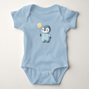 Body Para Bebê Pinguim