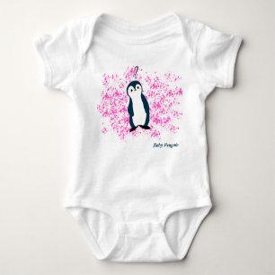 Body Para Bebê Pinguim Bebê Confuso Bebê-macarrão