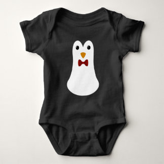 Body Para Bebê Pinguim com Arco
