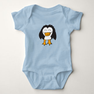 Body Para Bebê Pinguim Feliz Fofo