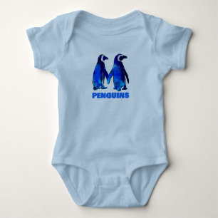 Body Para Bebê Pinguins