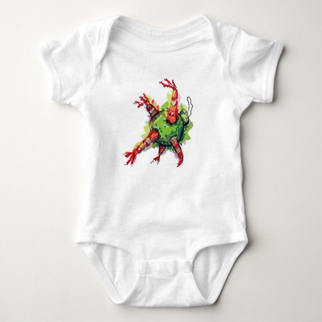 Body Para Bebê Piniata de Natal (Frente)