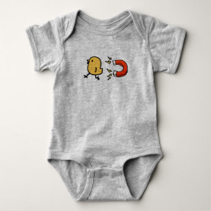 Body Para Bebê Pintinho Magnet Engraçado Bebê Um Pedaço
