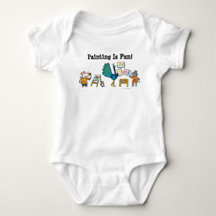 Body Para Bebê Pintura com Maisy!