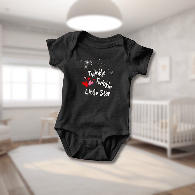 Body Para Bebê Pisca, Pisca Estrelinha Pequena Bodysuit de Bebê (Criador carregado)