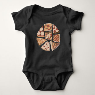 Body Para Bebê Pizza do Mundo - Bebê-Suit