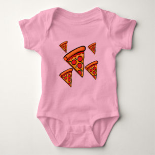 Body Para Bebê Pizza Sexta-Design - Bebê Jersey Bodycase