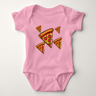 Body Para Bebê Pizza Sexta-Design - Bebê Jersey Bodycase
