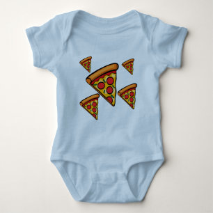 Body Para Bebê Pizza Sexta-Design - Bebê Jersey Bodycase