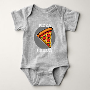 Body Para Bebê Pizza Sexta-Design - Bebê Jersey Bodycase