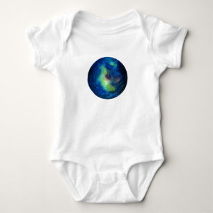 Body Para Bebê Planet Baby Jersey Bodyfato, Branco