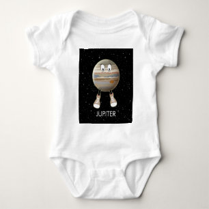 Body Para Bebê Planeta Júpiter e Estrelas