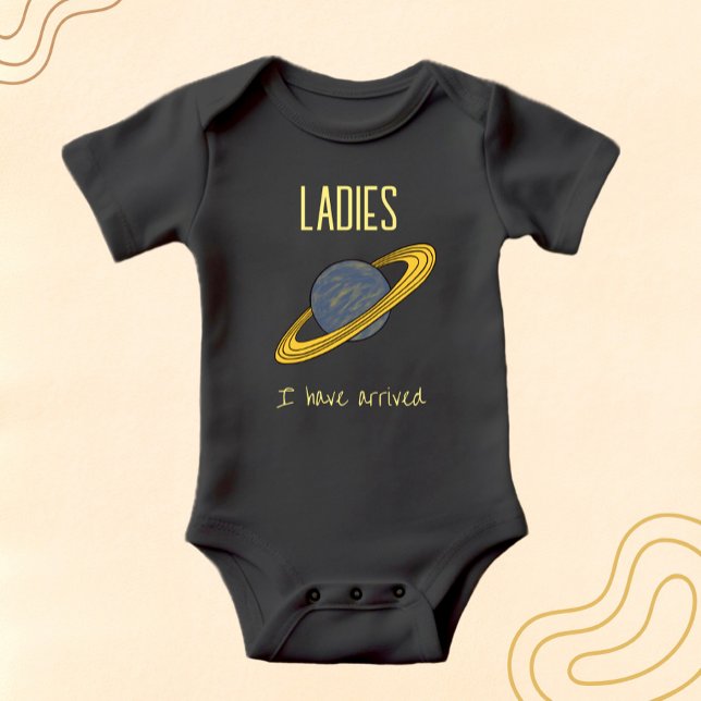 Body Para Bebê planeta Saturno  (Criador carregado)