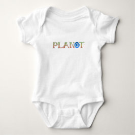Body Para Bebê Planta para o nosso planeta