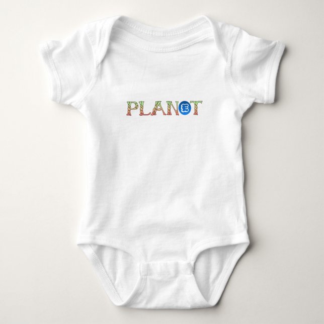 Body Para Bebê Planta para o nosso planeta (Frente)