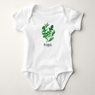 Body Para Bebê Plantas Especiais Arugula