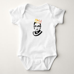 Body Para Bebê Poder feminino, feminismo, notório RBG, Ruth Bader