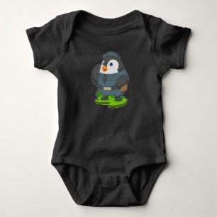 Body Para Bebê Polícia de Pinguim