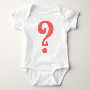 Body Para Bebê Ponto de interrogação Art Nouveau