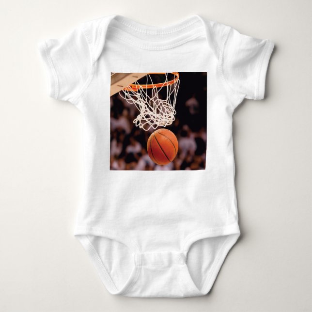 Body Para Bebê Pontuação de Basquete (Frente)