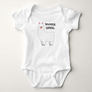 Body Para Bebê Poodle Camel