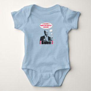 Body Para Bebê Poopy Pants Biden