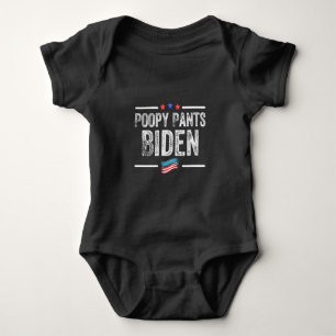 Body Para Bebê Poopy Pants Biden