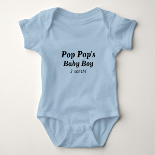 Body Para Bebê Pop Pop Baby T Shirt