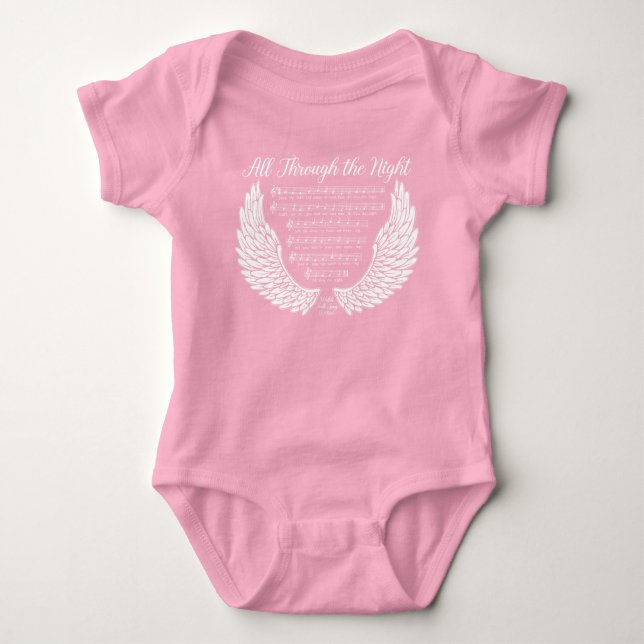 Body Para Bebê Por Toda a Noite, Bebê Jérsei. (Frente)