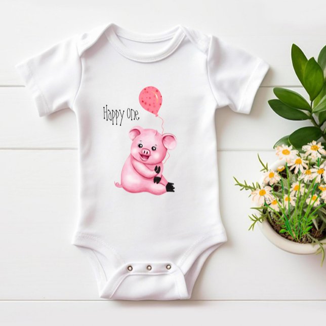 Body Para Bebê Porquinho bonito (Criador carregado)
