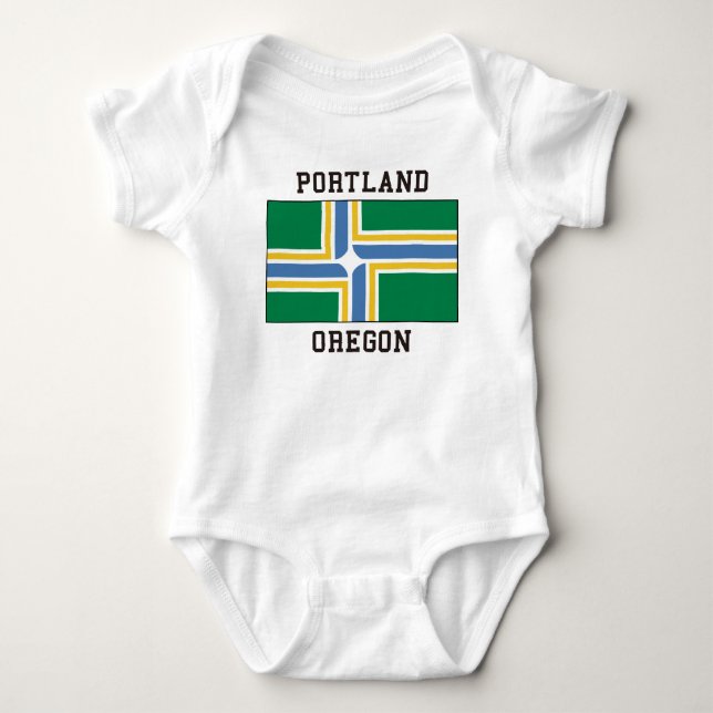 Body Para Bebê Portland Oregon (Frente)