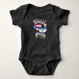 Body Para Bebê Porto Rico Ni - Arte da Nicarágua