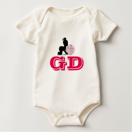 Body Para Bebê Posição Personalizada Do Netball Player