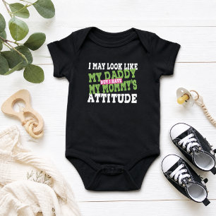 Body Para Bebê Posso parecer com meu papai, mas tenho a atitude d