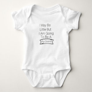 Body Para Bebê Posso Ser Pequeno Mas Vou Ser Um Primo Grande
