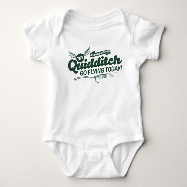 Body Para Bebê POSTER DE Recrutamento QUIDDITCH™ (Frente)