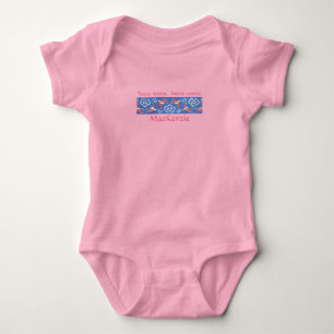 Body Para Bebê Poupanças e Nuvens Bebê Algodão Jersey