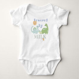 Body Para Bebê Powered by milk- dinosaur