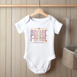 Body Para Bebê Praise the Lord Baby Bodysuit