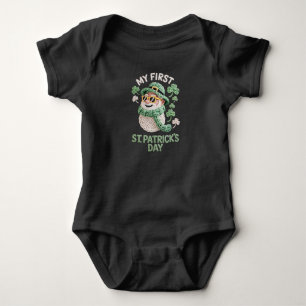 Body Para Bebê Precioso Meu Primeiro Dia de São Patrício Conjunto