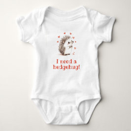 Body Para Bebê Preciso De Um Hedgehug, Unisex Hedgehog