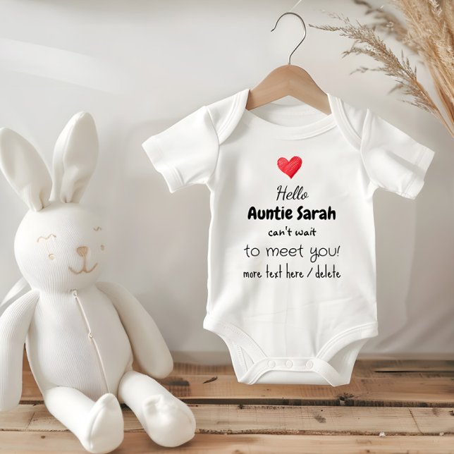Body Para Bebê Pregnancy Announcement Idea, Future Aunt, Uncle,   (Future aunt baby bodysuit, pregnancy announcement idea)