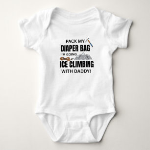 Body Para Bebê Prepare Minha Bolsa De Fraldas Estou Indo Para Esc
