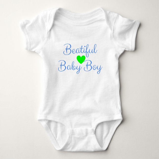 Body Para Bebê Presente de Bebê Menino Recém-Nascido - Lindo (Frente)
