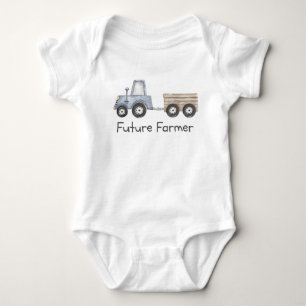 Body Para Bebê Presente de Chuvinha de Bebê Fazendeiro Futuro