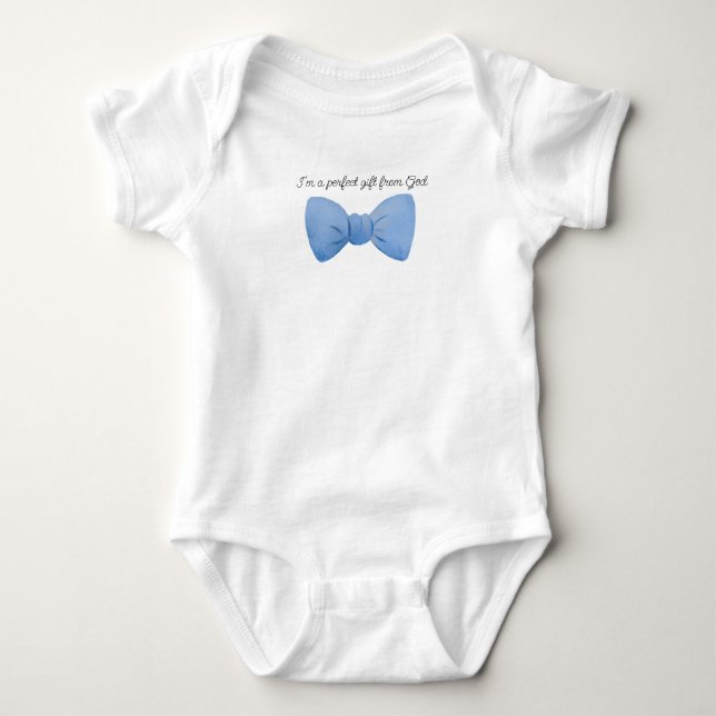 Body Para Bebê Presente de Deus menino (Frente)