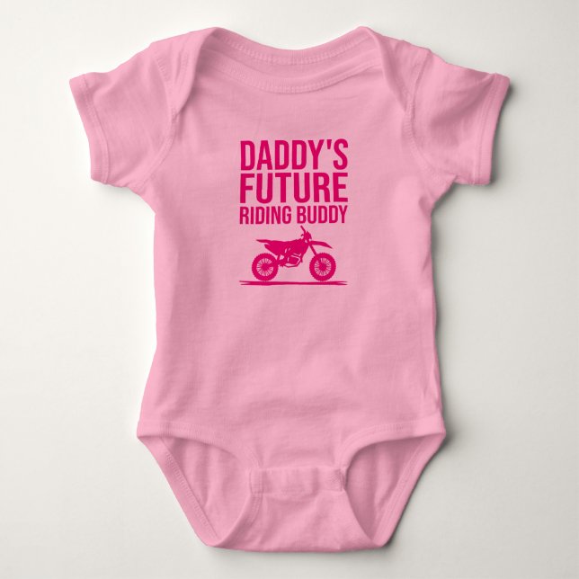Body Para Bebê Presente de moto recém-nascido engraçado (Frente)