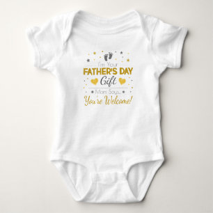 Body Para Bebê Presente do dia dos pais - Bodysuit do bebê