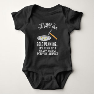 Body Para Bebê Presente Dourado de Panning - Mineiro Engraçado d