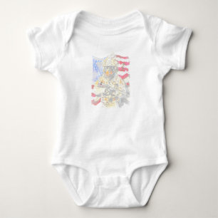 Body Para Bebê Presente no cão   Bebê